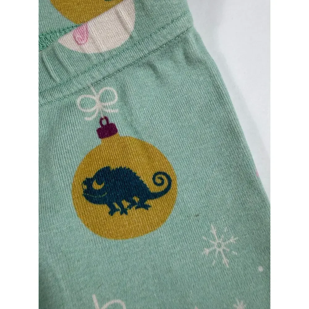 Hanna Andersson Disney Rapunzel Holiday Organic Cotton Pajama Set Size 4